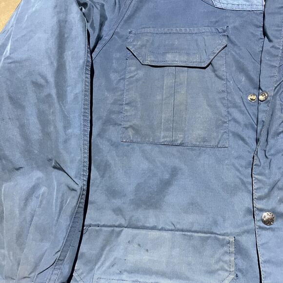 Vintage 70s The North Face Blue Parka Mountain Jacket - Picture 2 of 4